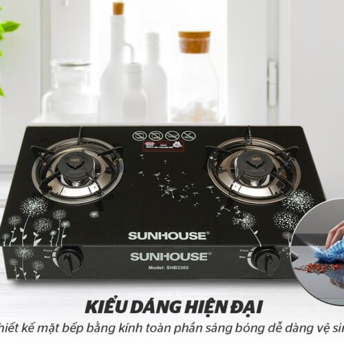 BẾP GAS DƯƠNG KÍNH SUNHOUSE SHB3365