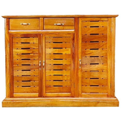 Tủ giày - Gỗ gõ đỏ - 1m