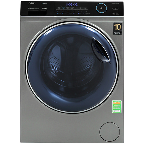 Máy giặt sấy Aqua Inverter giặt 10 kg - sấy 6 kg AQD-AH1000G
