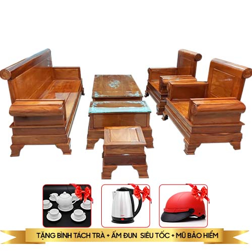 Bộ bàn ghế Nhật lùn 6 món